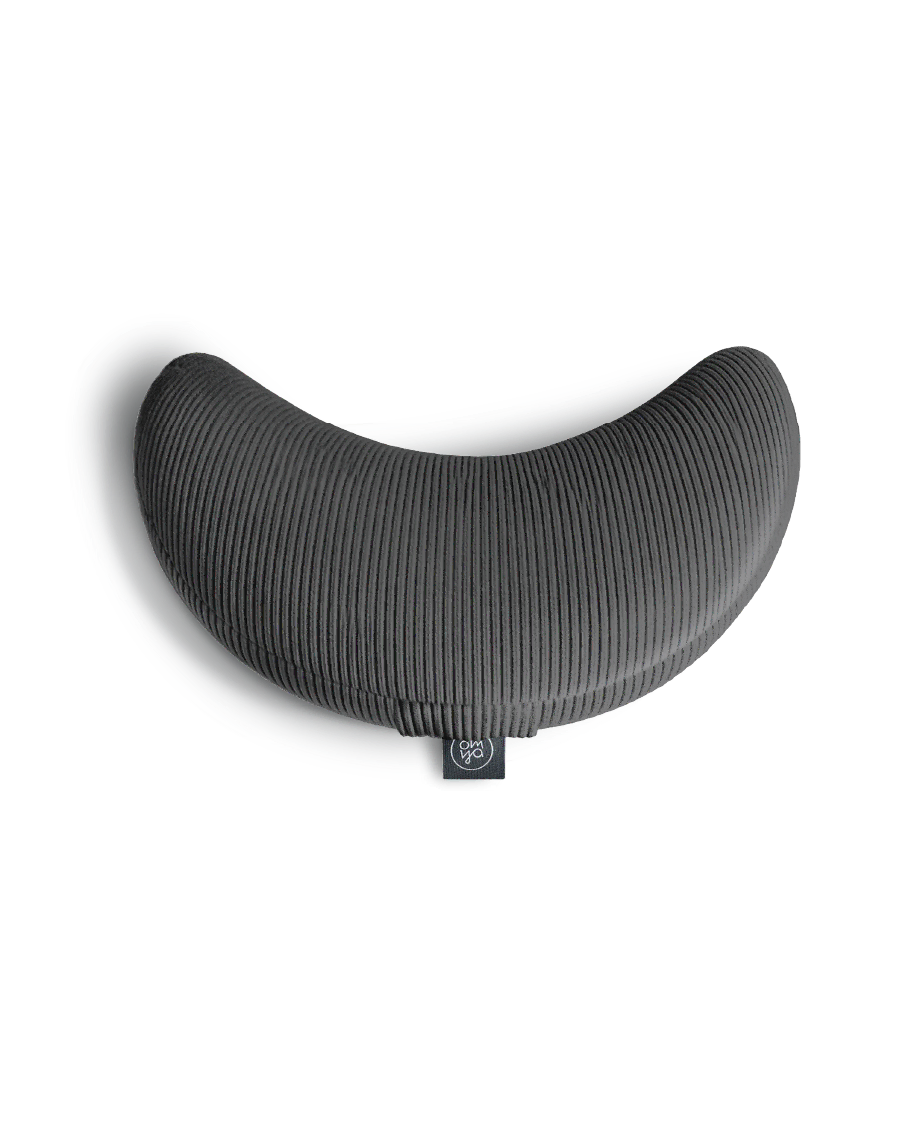 Coussin Demi Lune Design Yoga - Granit Cord