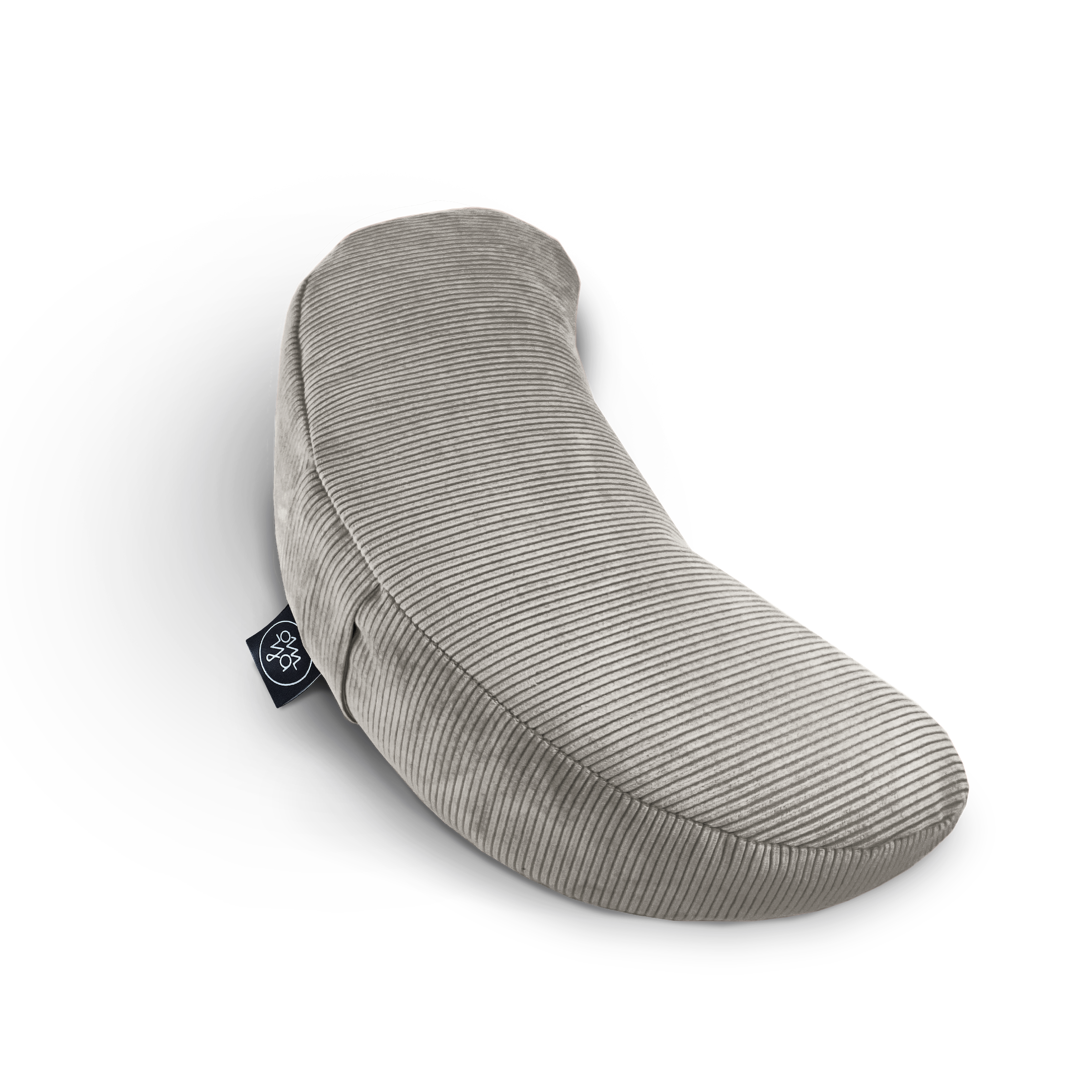 Coussin Demi-Lune Design Yoga - Pale Cord