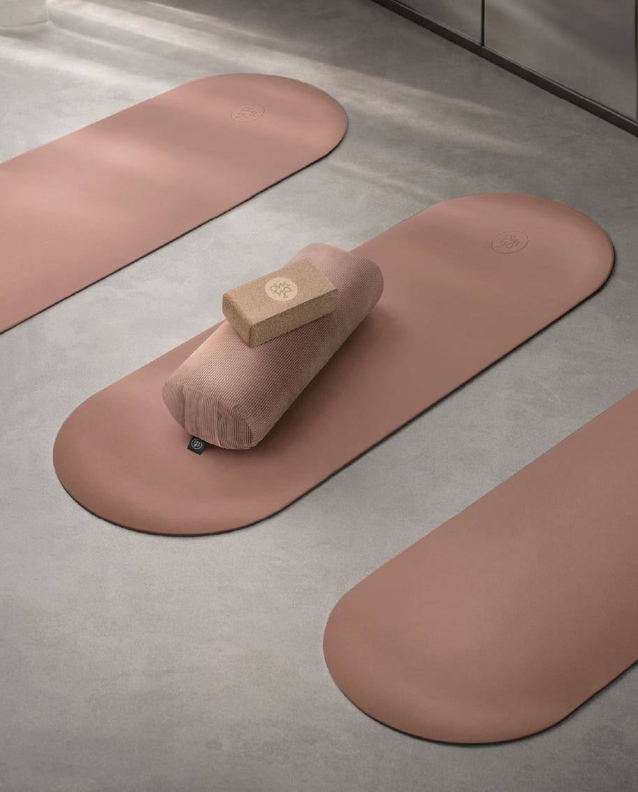 Oval Advanced Grip Yogamatte - Blush