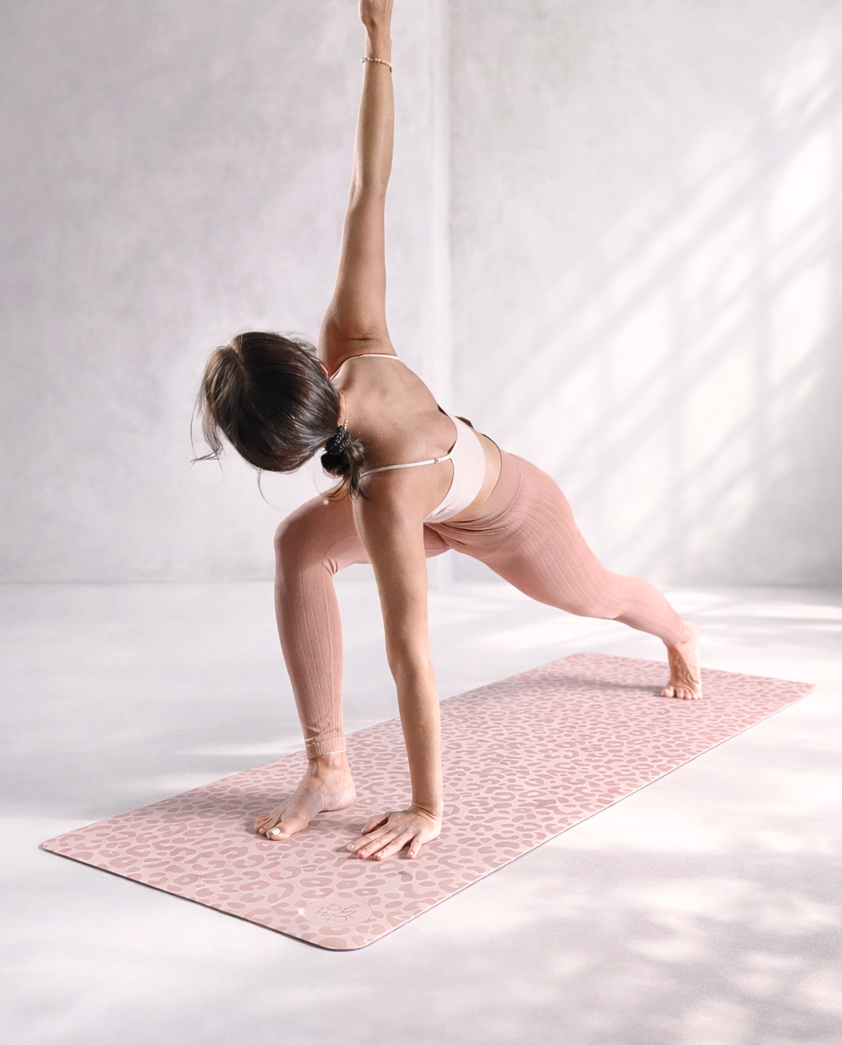 Advanced Grip Yoga Mat - Rosé Wild Cat