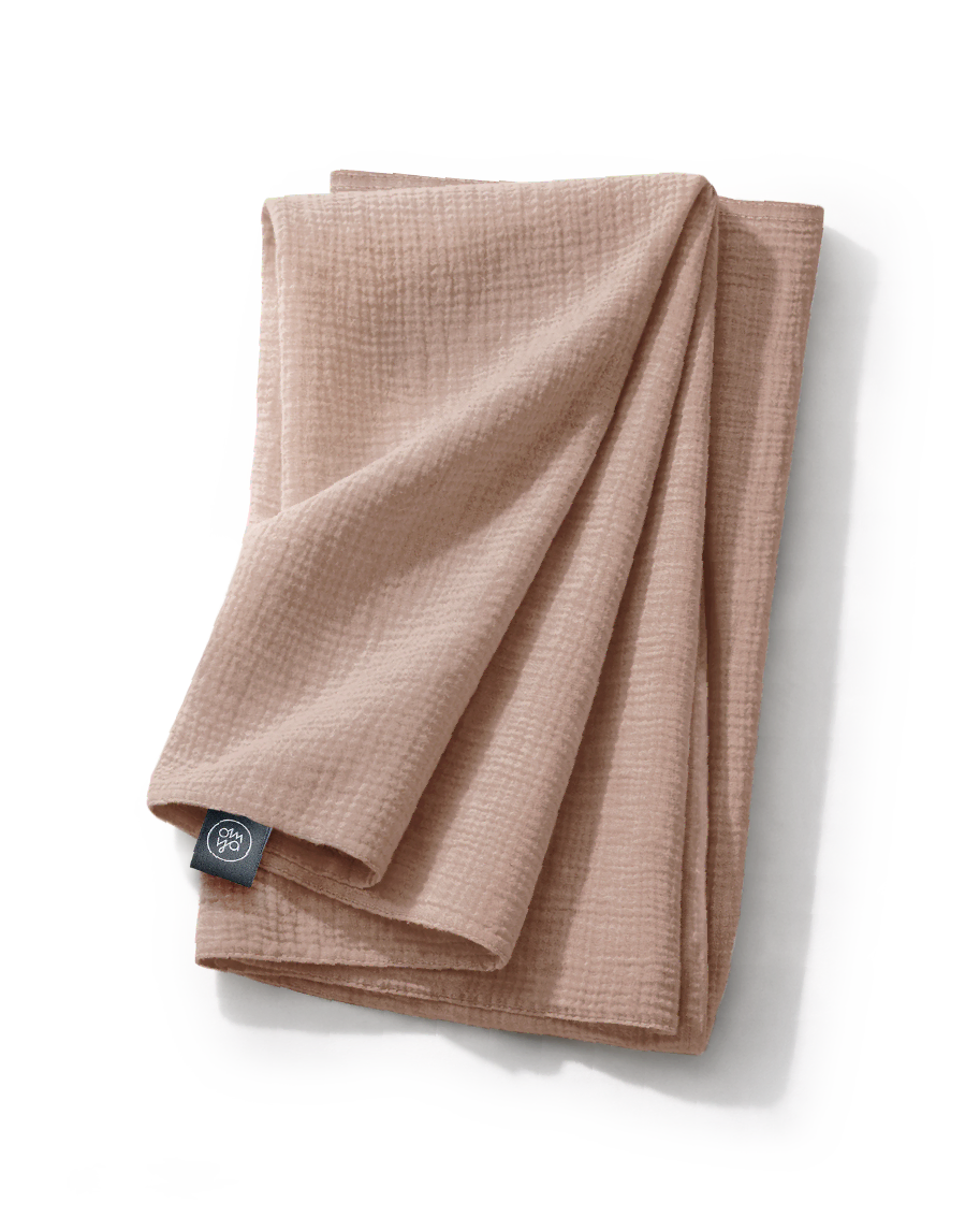 Decke aus Musselin - Blush
