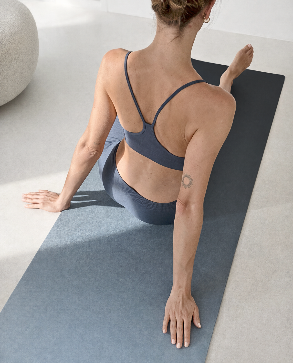 Sensual Flow Comfort Yoga Mat - Basalt Lagoon